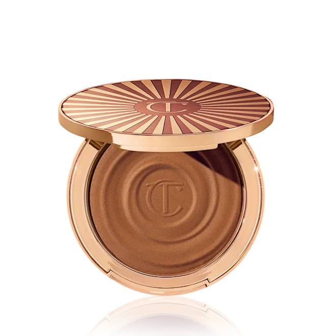 Вологостійкий крем-бронзер для обличчя та тіла Charlotte Tilbury Beautiful Skin Sun-Kissed Glow Bronzer AWARD WINNING!